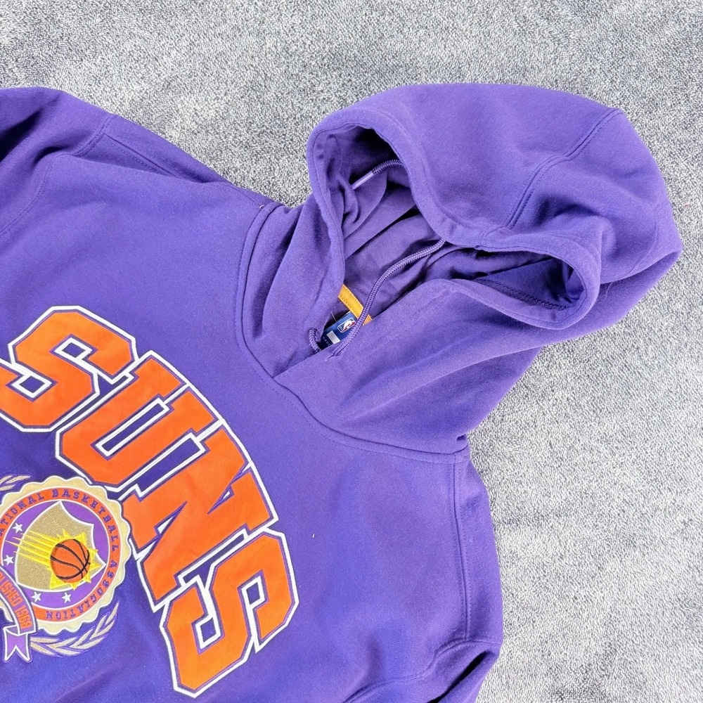 Ultra Game NBA Phoenix Suns Hoodie Mens Medium Purple Iron Hide NWT $75.00